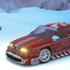 Christmas Car Scapes