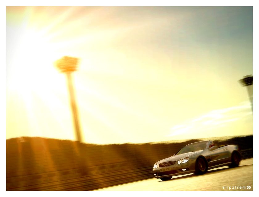 Mercedes SL55 @ Motegi 01