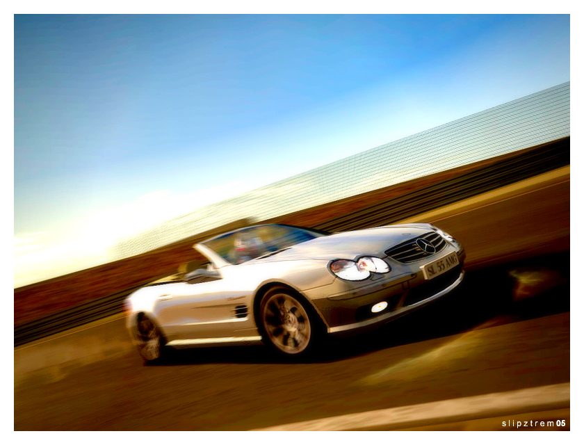 Mercedes SL55 @ Motegi 04