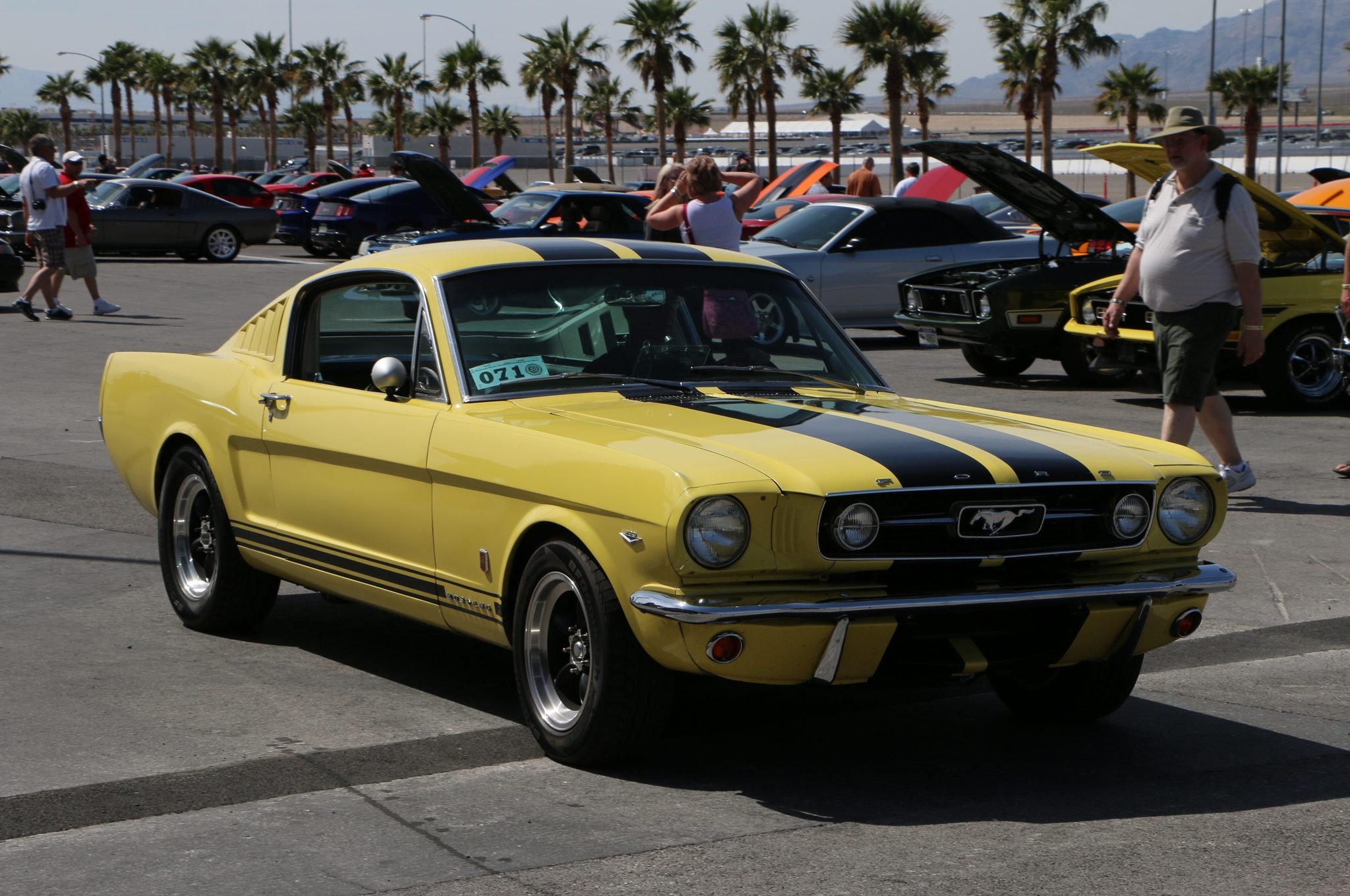 Ford-Mustang-50-Years-Las-Vegas-event-yellow-Mustang.jpg