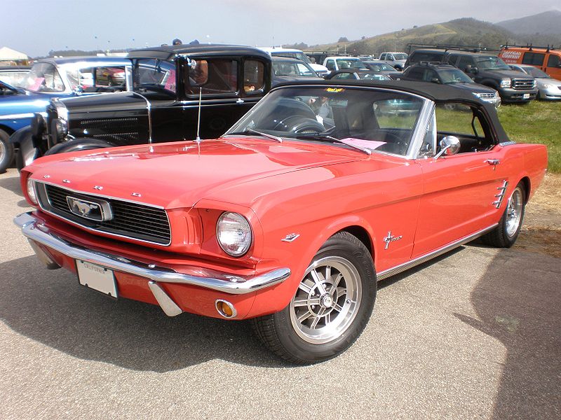 800px-1966_red_Ford_Mustang_convertible_front_side.JPG