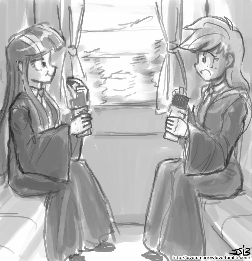 770771__safe_twilight+sparkle_applejack_humanized_monochrome_crossover_grayscale_artist-colon-johnjoseco_train_harry+potter.jpeg