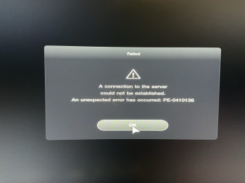 Please Help! Cannot get into Lobby. Error Code: PE-0410136