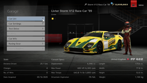 Correct performance for Lister Storm V12 (By Plunke (SockyNoob).png