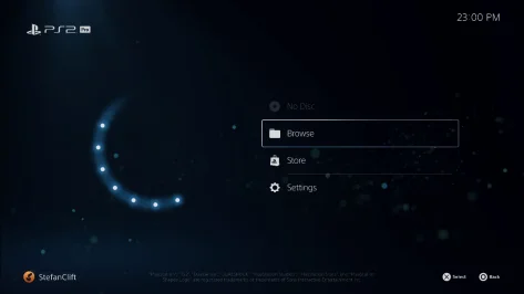 Sony PlayStation 2 Pro - Menu Concept - 02 Main Menu - 01.webp