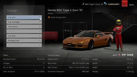 Increased Honda NSX NA1 and NA2 engine upgrade power.webp