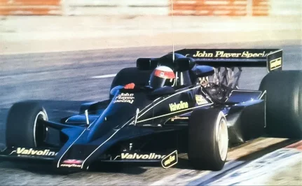 078 Jackie Stewart testing the Lotus 78 at Paul Ricard circuit, 1978.webp
