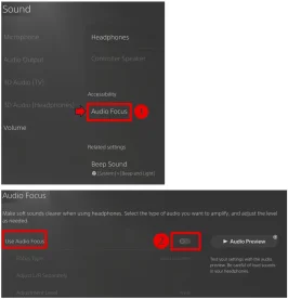 AUDIO FOCUS Setting.webp