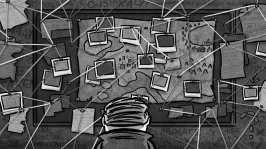 Nwar Detective Cartoon - Conspiracy Theory Bulletin Board.jpg Nwar Detective Cartoon - Conspiracy Theory Bulletin Board.jpg