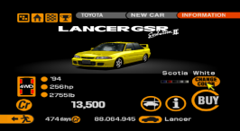 GT2 Mod - Mitsubishi Lancer Evo II Yellow.png