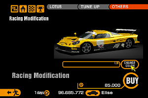 Gran Turismo 2 Racing Modifications - Lotus