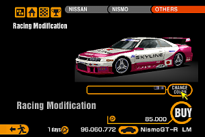 Gran Turismo 2 Racing Modifications - Nissan