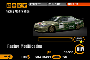 Gran Turismo 2 Racing Modifications - Peugeot