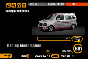 Gran Turismo 2 Racing Modifications - Suzuki