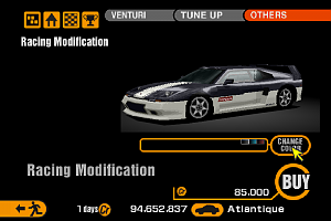 Gran Turismo 2 Racing Modifications - Venturi