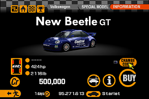 Gran Turismo 2 - Special Cars