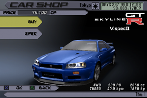 Tokyo Xtreme Racer 3 - Car List (WIP)