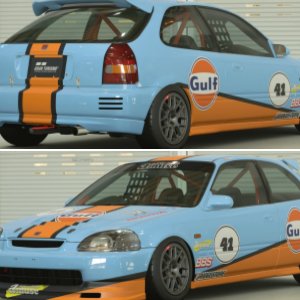 GT7 LEC2 Gulf Civic