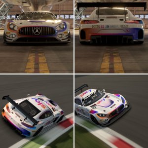 2022 AMG GT3 Sky Tempesta Racing #93