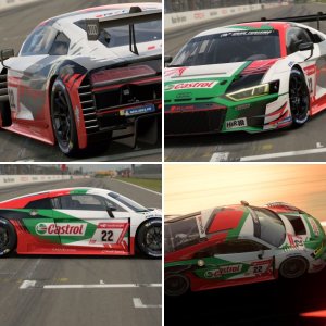 2022 24h Nürburgring Audi Sport Team Car Collection #22