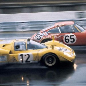 Ferrari 512S & Porsche 911 - LeMans 1970