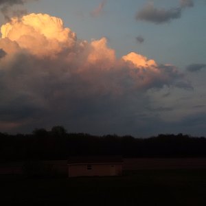 Afternoon clouds // Whittaker, Michigan