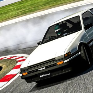 Keiichi Tsuchiya's AE86 Trueno