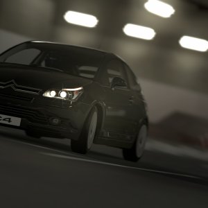 Letting loose the Citroën C4's Force in the SSR5 Tunnel.
