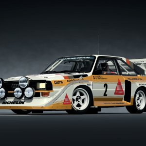 Audi Quattro S1 Rally Car '86