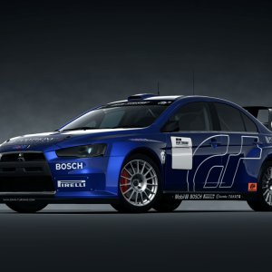 Mitsubishi Lancer Evolution X Rally Car