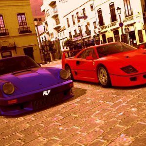 Ferrari F40 X Ruf BTR '86 (Sunset).jpg