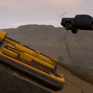 Trucking around with a hovercraft is not okay