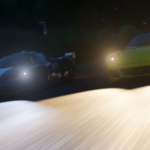 Top level British street racing in Extreme Track Toys 3: track borne Ferraris making a night racing revelation thanks to Clark Kayne 'The Messiah'