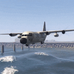 Where this Titan's going, it doesn't need runways (GIF)