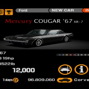 Mercury Cougar XR-7 '67