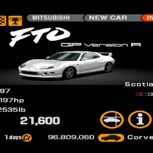 Mitsubishi FTO GP Version R