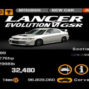 Mitsubishi Lancer Evolution VI GSR