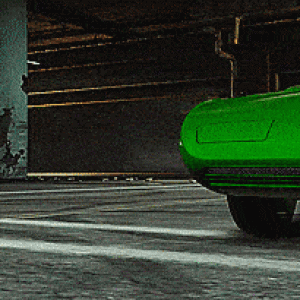 (GIF) The test track experiences a rolling start to slipping and sliding with a Gauntlet Classic Custom shredding them up