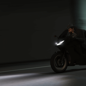 (HD) An SPD sneak on The Contract dripfeed: a shadow wanders through the Los Santos Car Meet, perceived by us as a Nagasaki Shinobi 1