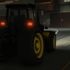 (HD) The tamed racing animal flexes his presence of being the almighty racing being, somehow getting a tractor to plow a supercar pace 1
