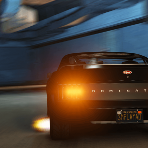 (HD) The Vapid Dominator GTT: A king of classic muscle cars steps in the time trial 2