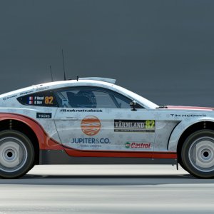 WRC Mustang Snowflake edition for Rally of Sweden