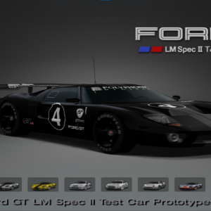 Ford GT LM Spec II Test Car Prototype '04 Menu.png