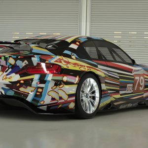 Jeff Koons, M3 GT2 Art Car, 2010