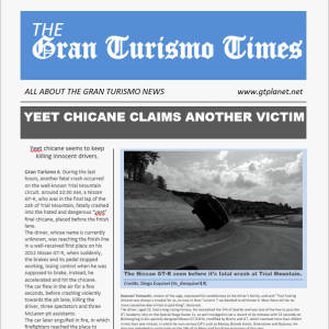 The Gran Turismo Times (Yeet chicane edition)