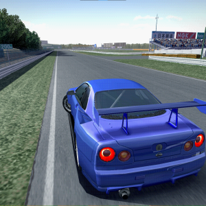 Nissan FALKEN☆GT-R Race Car '04 Blue Race.png