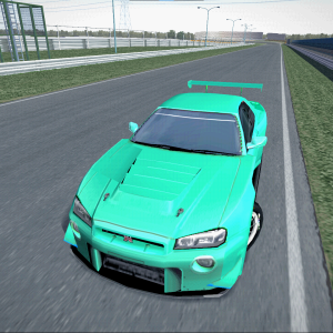 Nissan FALKEN☆GT-R Race Car '04 Green Race.png