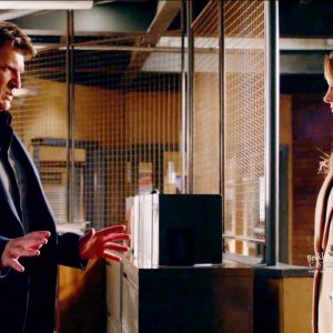 Castle - Beckett & Castle Fake Fight
