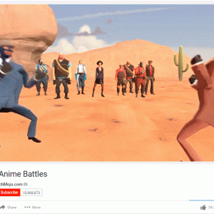 Anime battles in a nutshell (GIF)