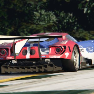 Ford GT GTLM Rear @ Road Atlanta